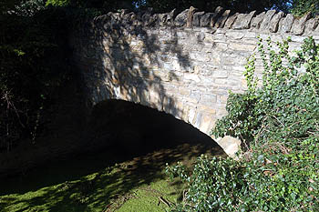 The eastern side of the old Mill Bridge September 2011